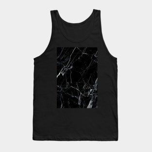 Black marble Tank Top